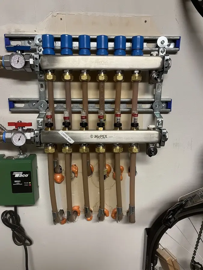 Plumber performing Gas Leak Detection at a residential property in Oak Hills